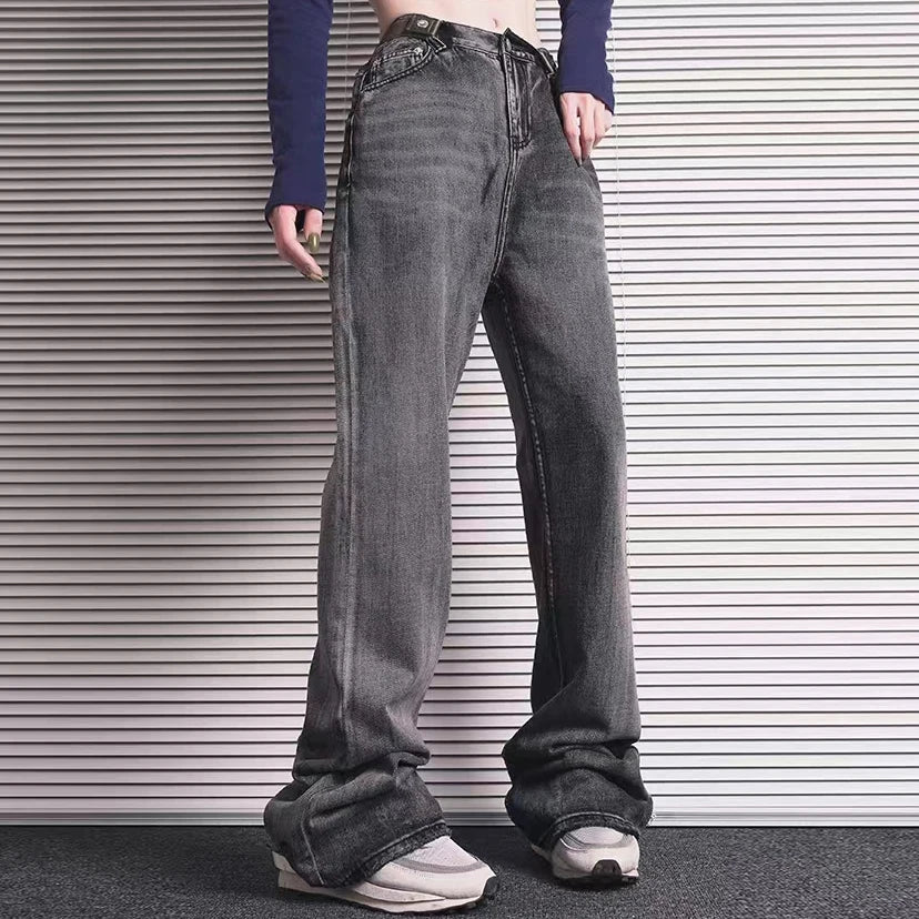 Soft Grunge Semi-Flared Jeans