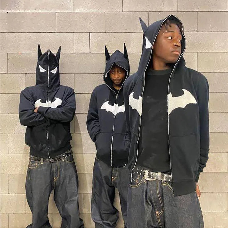 Y2K Bat Hoodie